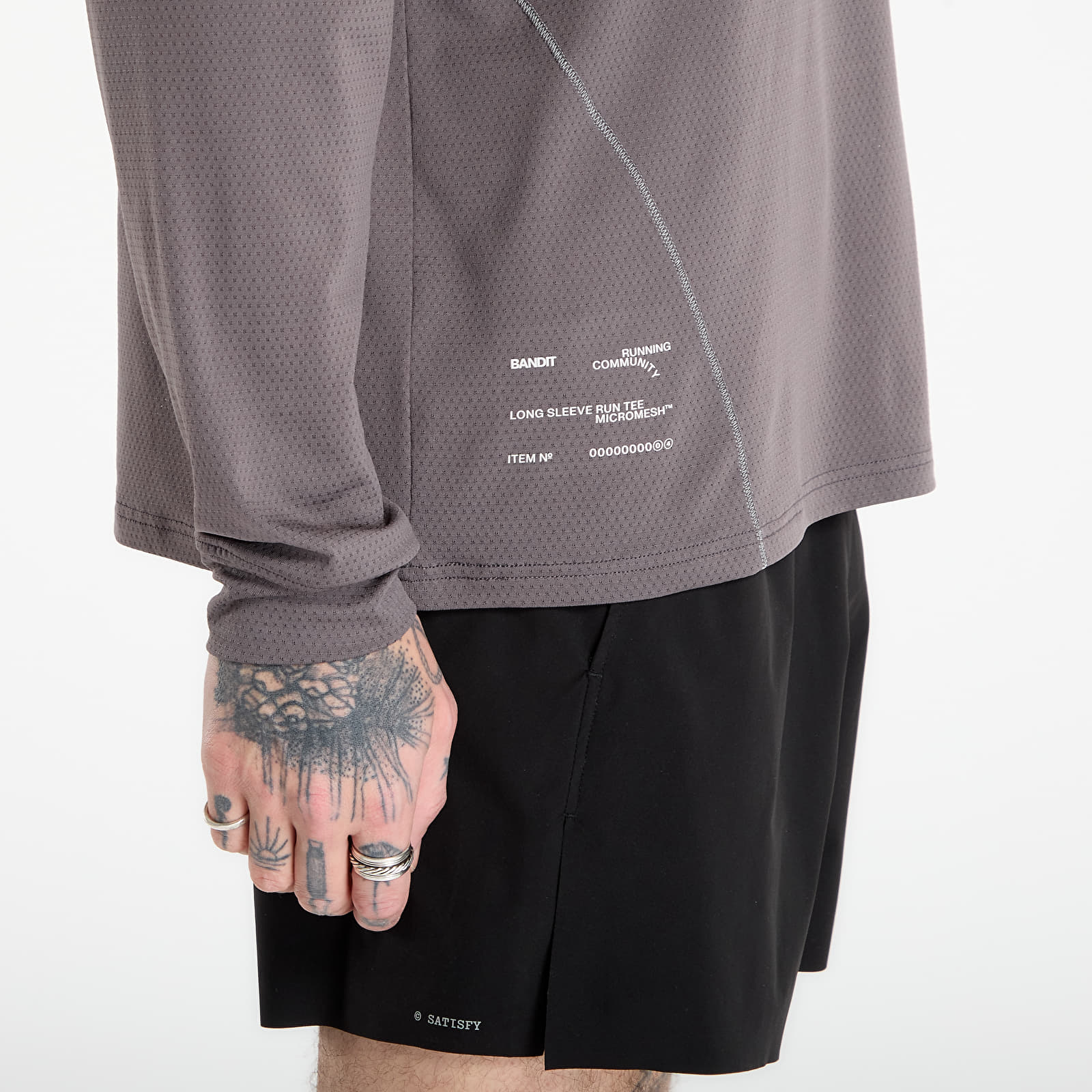 Футболки BANDIT Men's Micromesh™ Long Sleeve Tee Haze