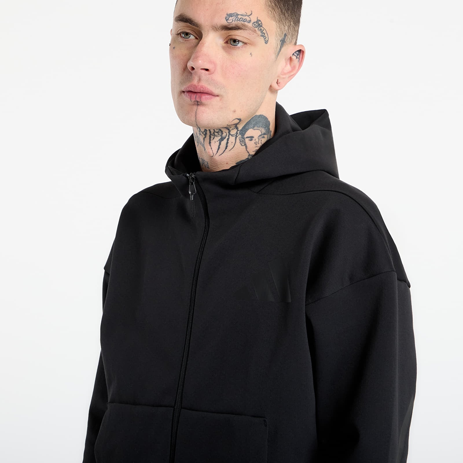 Puloverji   adidas M Z.N.E. Fz Black