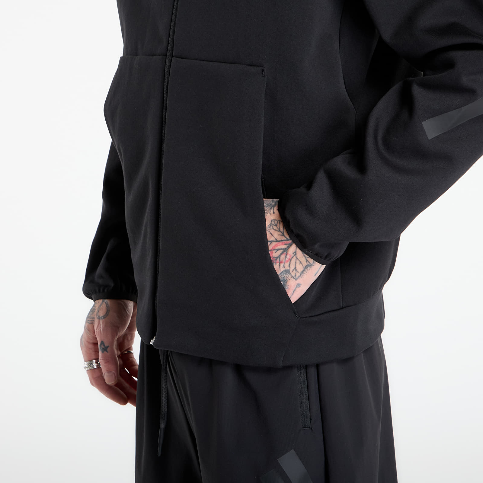 Puloverji   adidas M Z.N.E. Fz Black