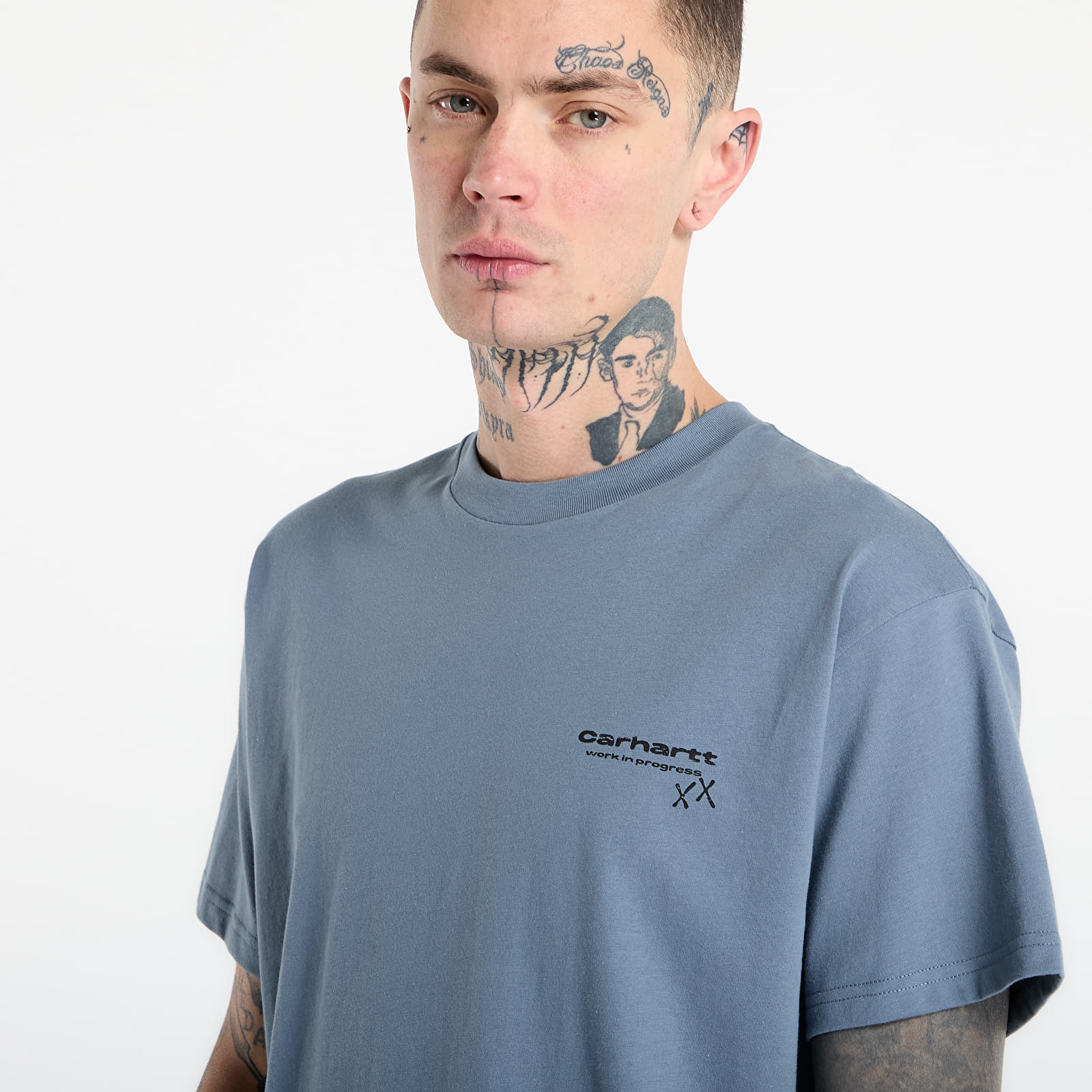 Majice i košulje Carhartt WIP S/S Garble T-Shirt UNISEX Velvet Blue