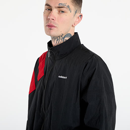 adidas Archive Blocked Track Top Black/ Better Scarlet | Footshop