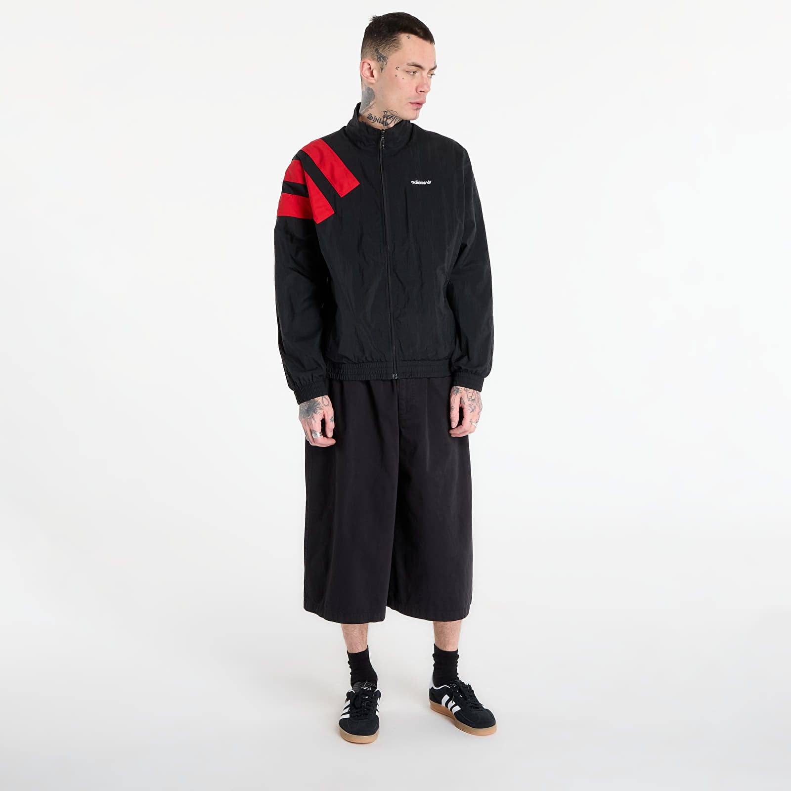 Jacken adidas Arch Tt Black/ Better Scarlet