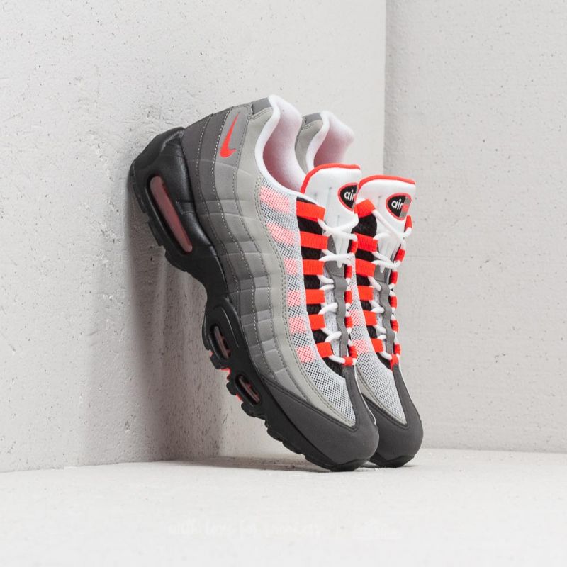 Nike Air Max 95 OG White/ Solar Red-Granite-Dust | Footshop