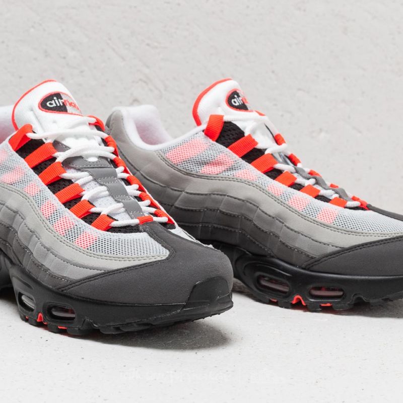 Nike Air Max 95 OG White/ Solar Red-Granite-Dust | Footshop