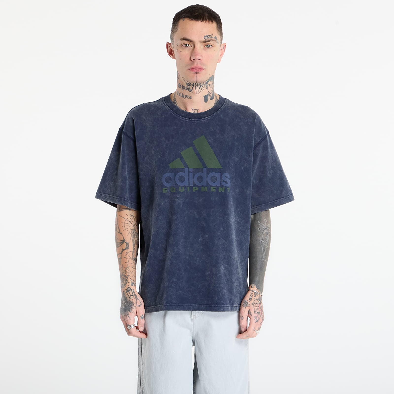 Majice T-shirt adidas Eqt Tee Night Indigo