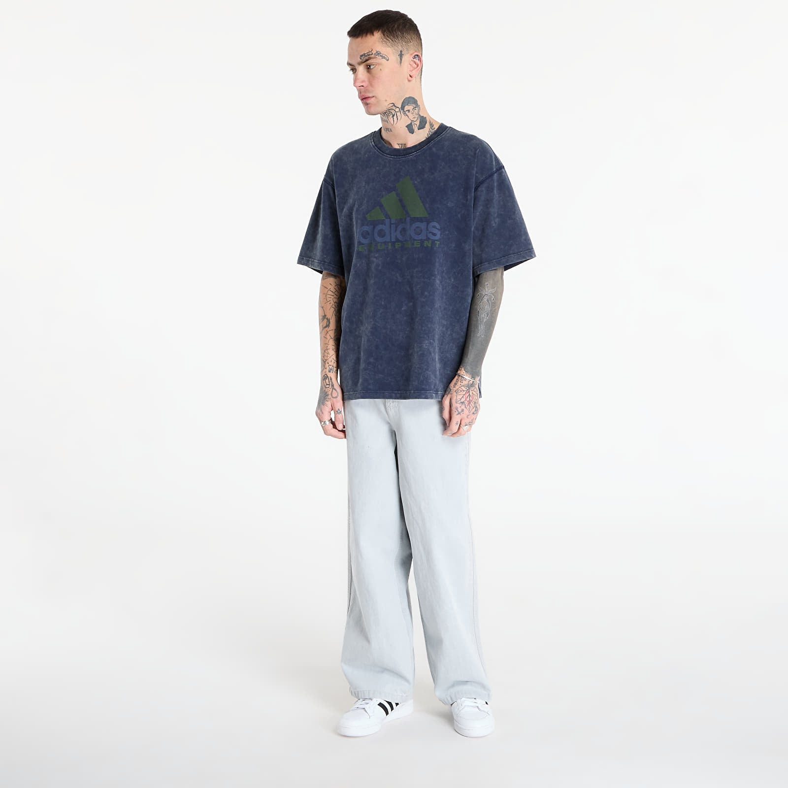Majice T-shirt adidas Eqt Tee Night Indigo