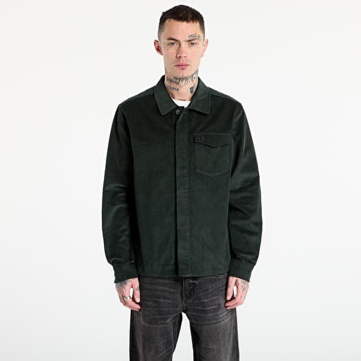 Chemise FRED PERRY Corduroy Overshirt Court Green