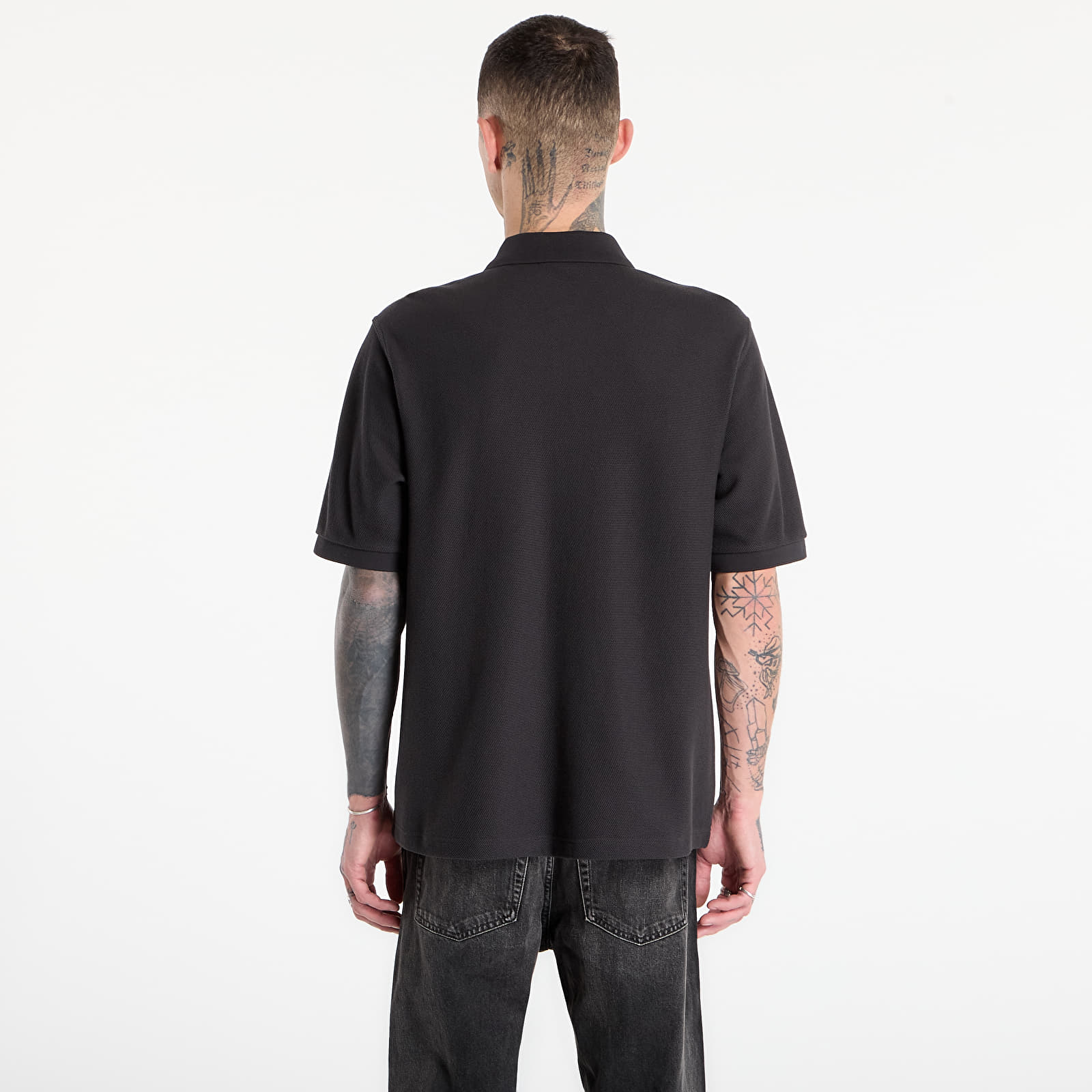 T-Shirts FRED PERRY Vertical Stripe Polo Shirt Anchor Grey