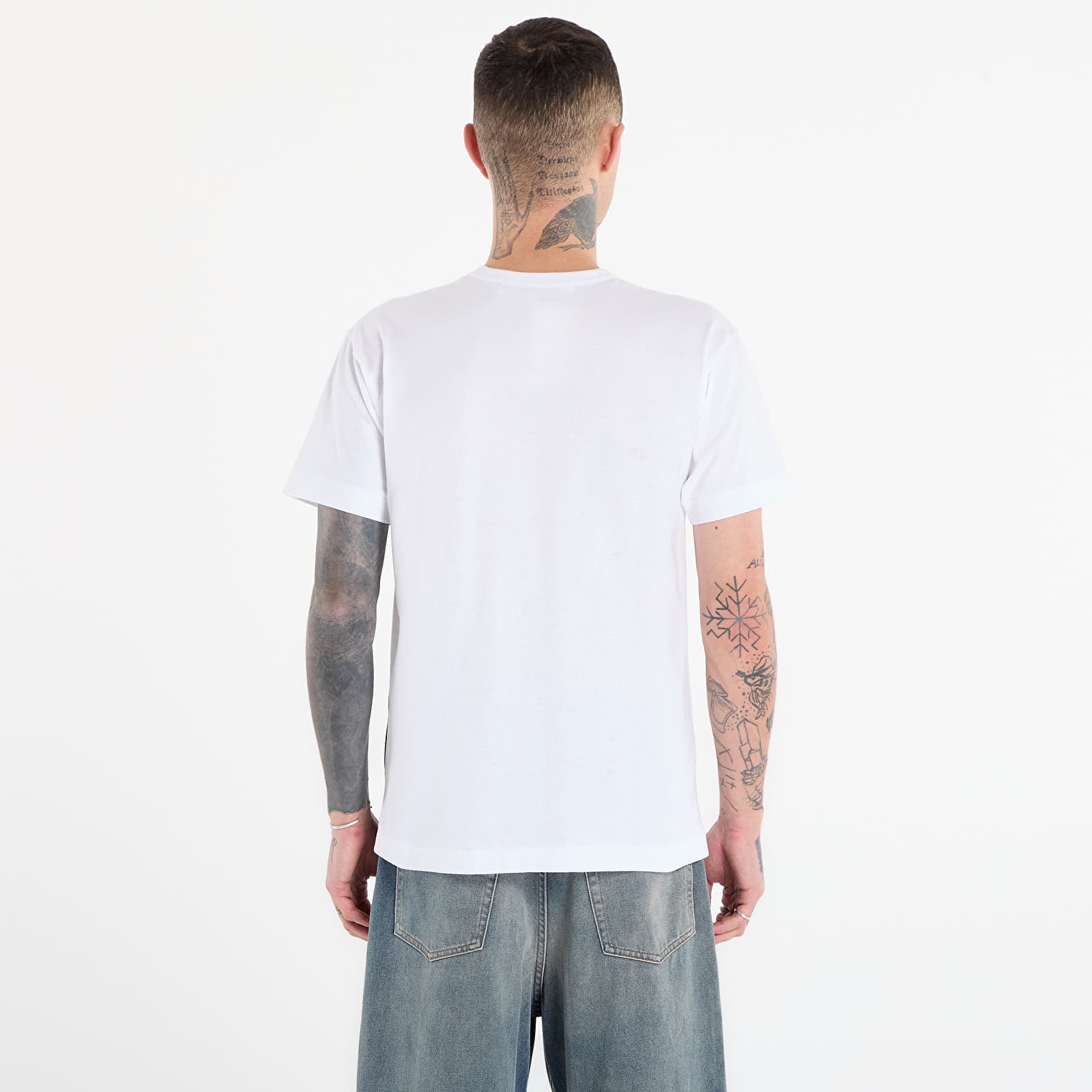   Μπλούζες Comme des Garçons PLAY Black Heart Tee White