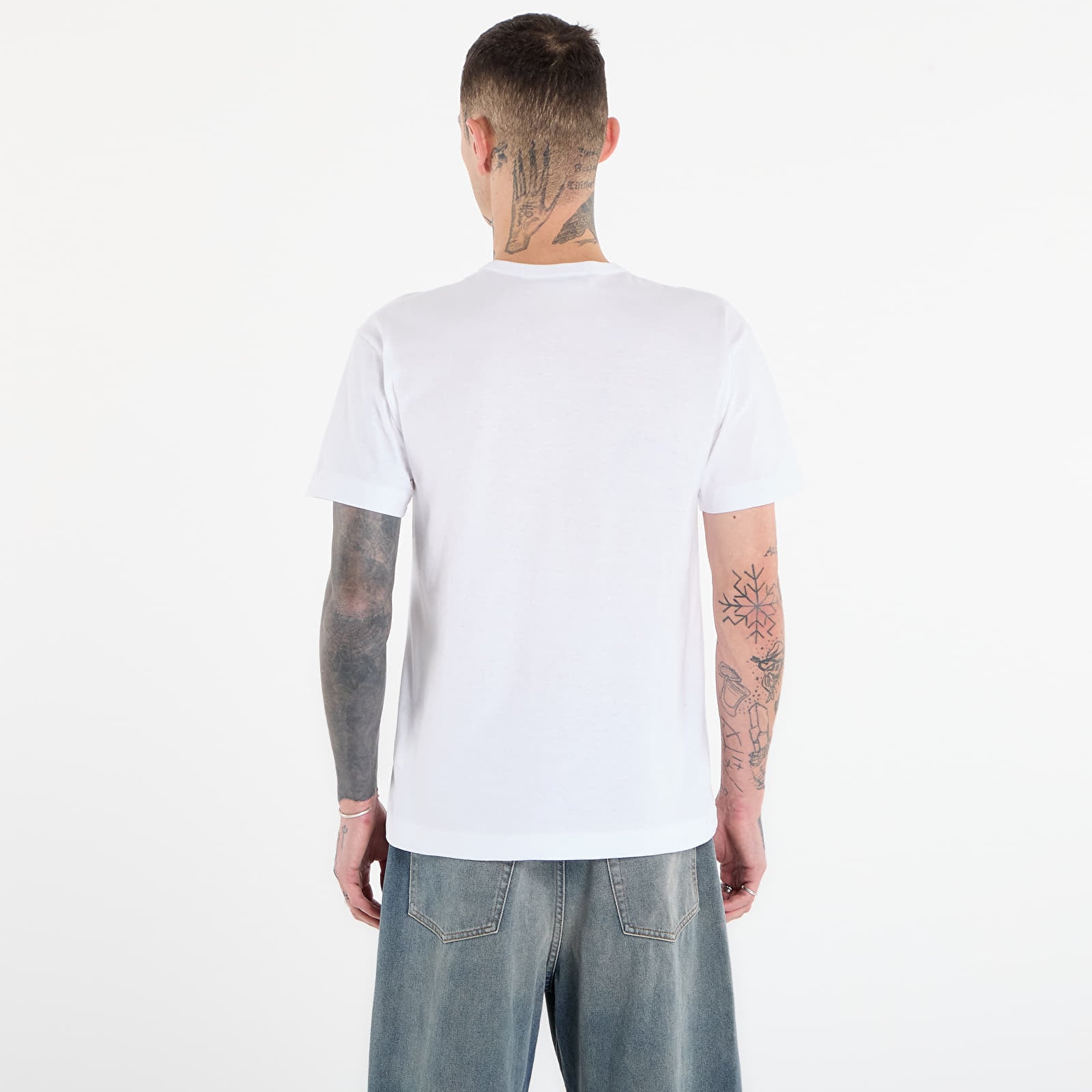 Majice i košulje Comme des Garçons PLAY T-Shirt Logo Print Knit UNISEX White