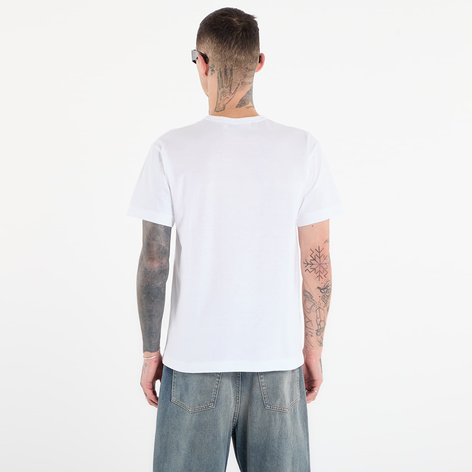 Majice i košulje Comme des Garçons PLAY T-Shirt Logo Print Knit UNISEX White