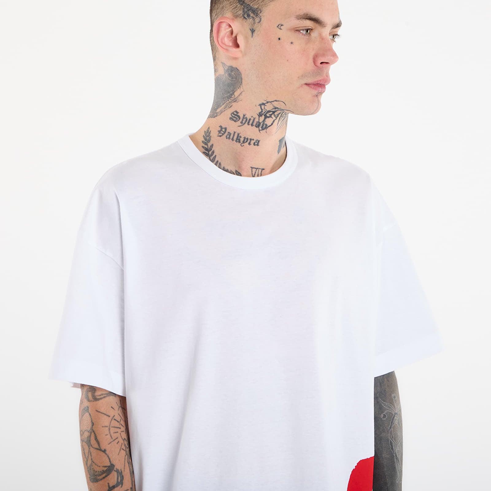 Majice i košulje Comme des Garçons PLAY T-Shirt Logo Print Knit UNISEX White