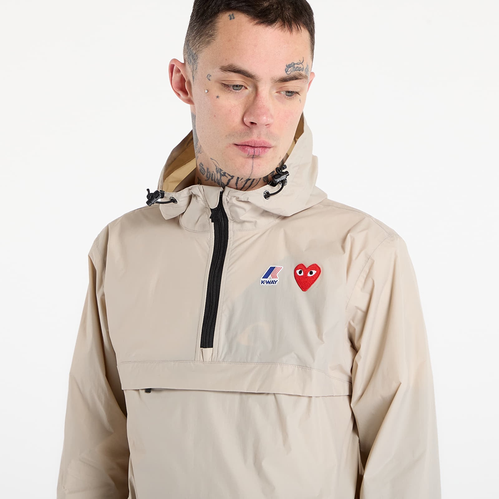 Bundy Comme des Garçons PLAY x K-Way Jacket UNISEX Beige