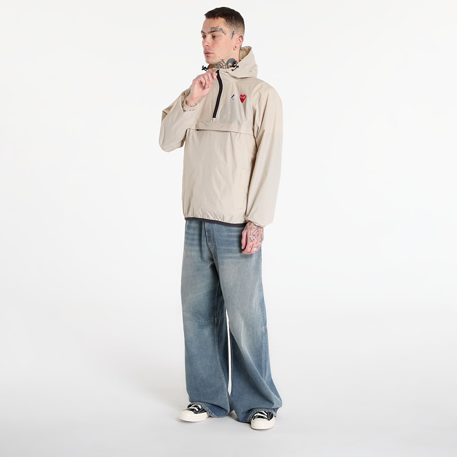 Bundy Comme des Garçons PLAY x K-Way Jacket UNISEX Beige