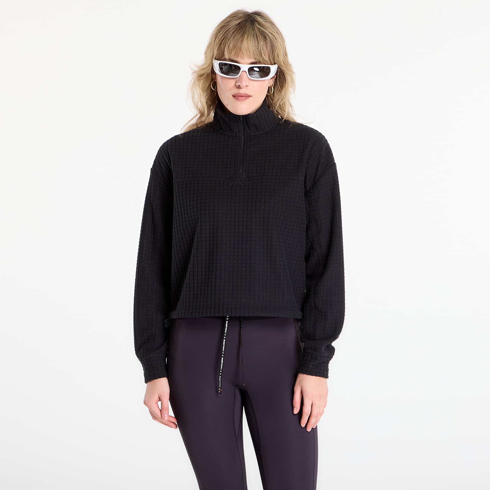 Sweatjacken und Sweatshirts BANDIT Women's MacroSoft Grid™ Quarter Zip Black