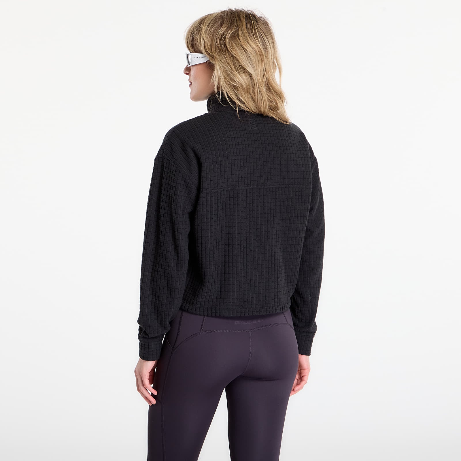 Sweatjacken und Sweatshirts BANDIT Women's MacroSoft Grid™ Quarter Zip Black