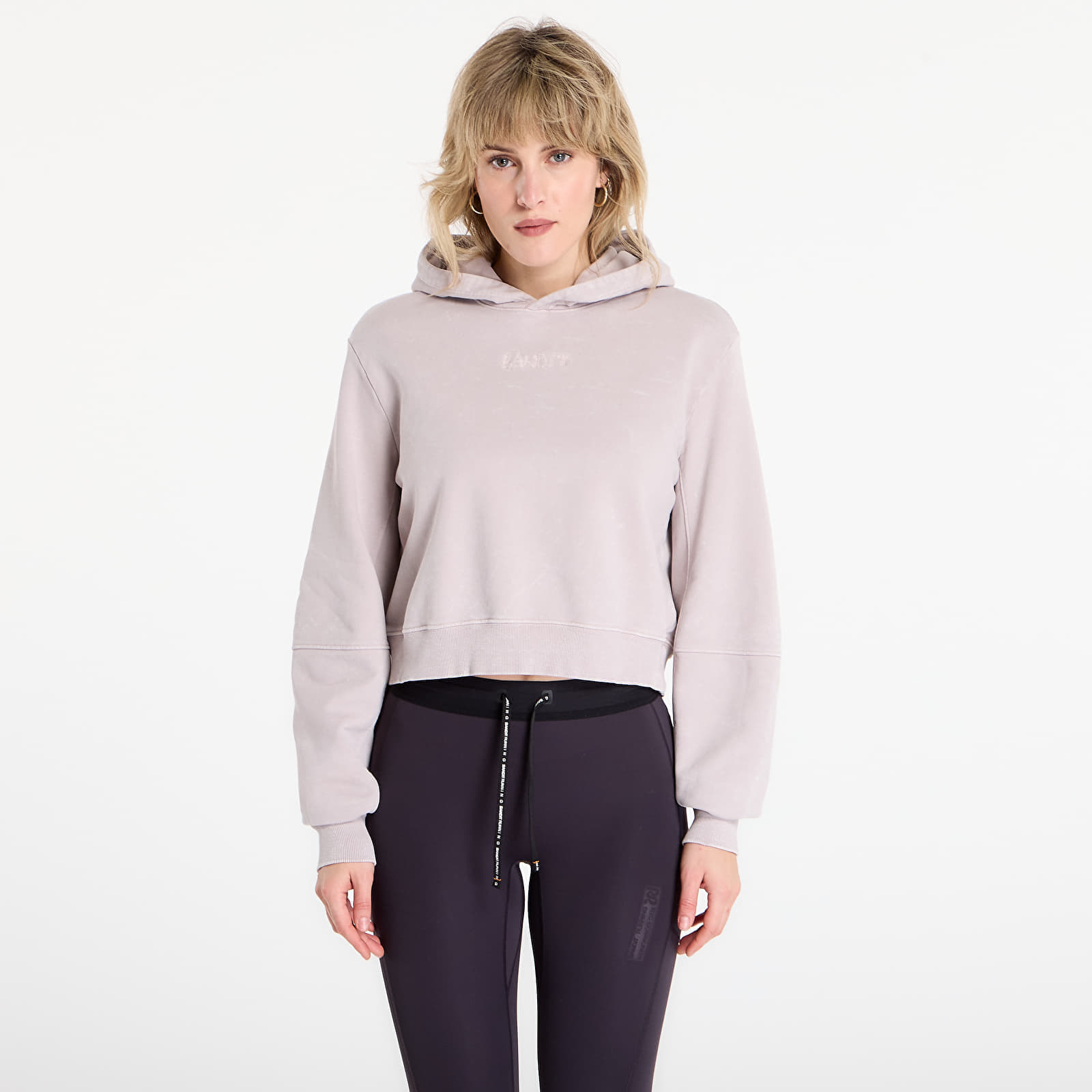 Sweatshirt BANDIT Cotton Fleece Cropped Hoodie Ash M