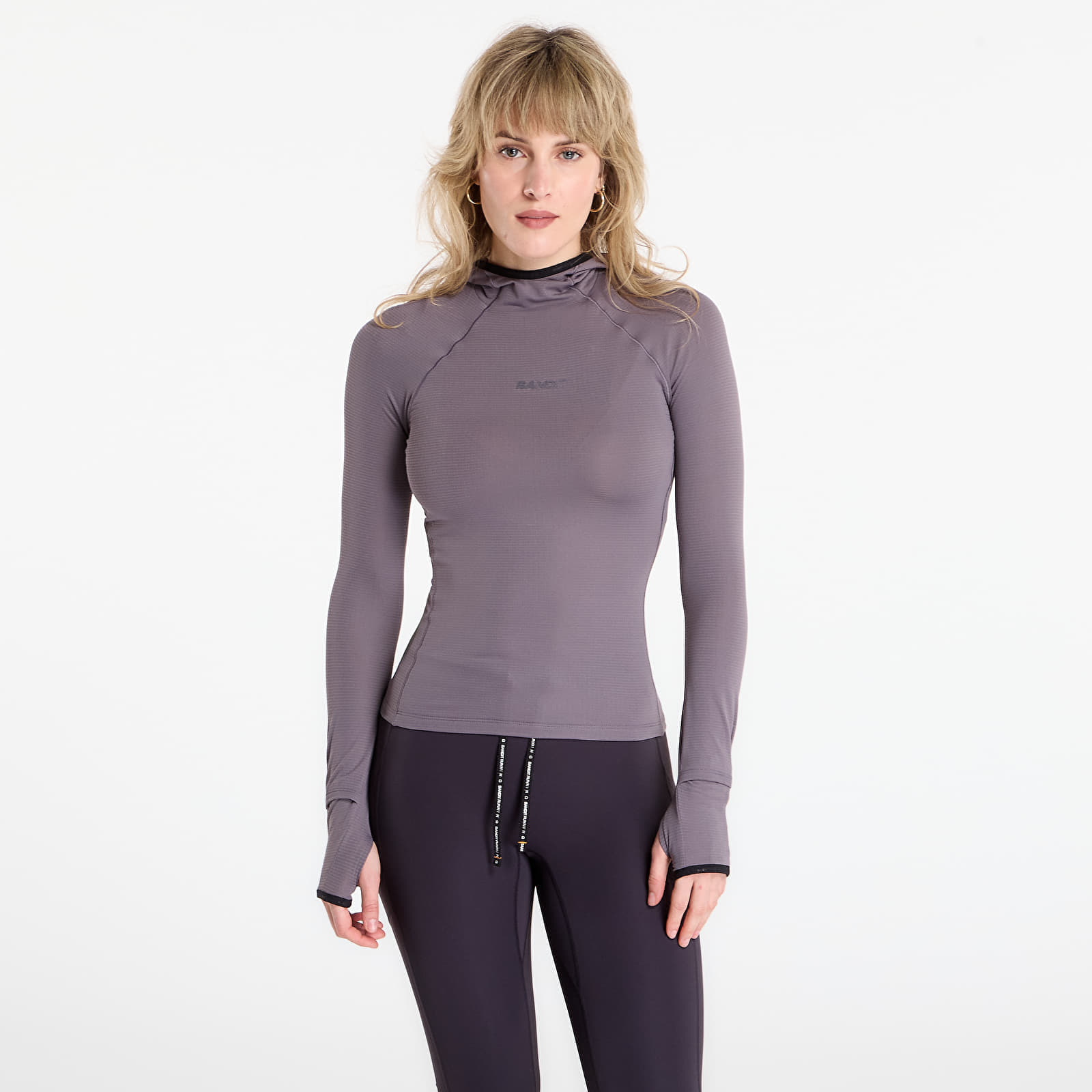 Тениска BANDIT AuraGrid™ Hooded Performance Top Haze XS