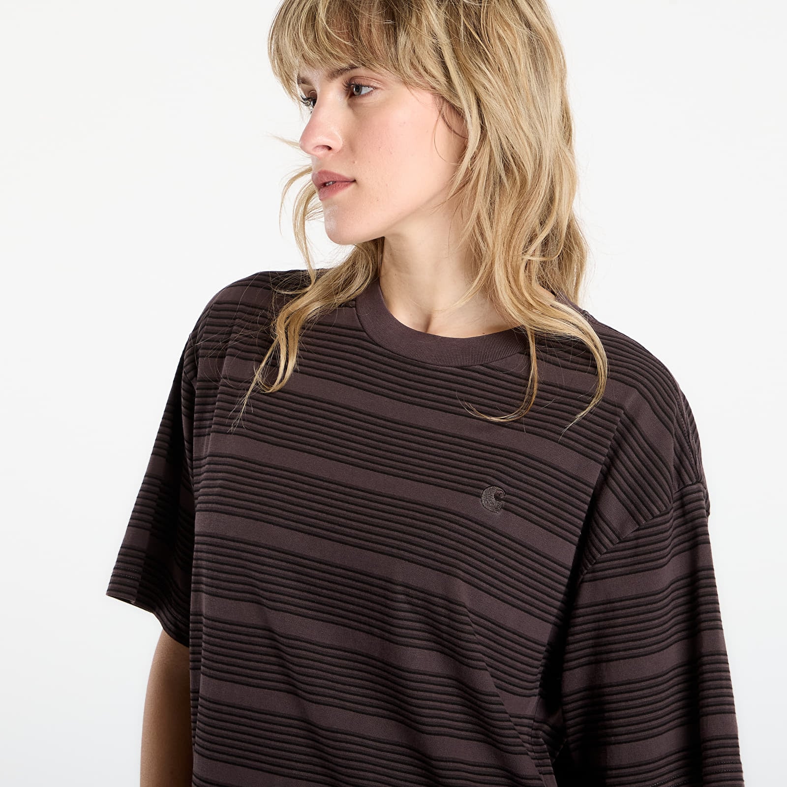 Ανδρικά μπλουζάκια Carhartt WIP S/S Hanson T-Shirt UNISEX Hanson Stripe/ Palisander