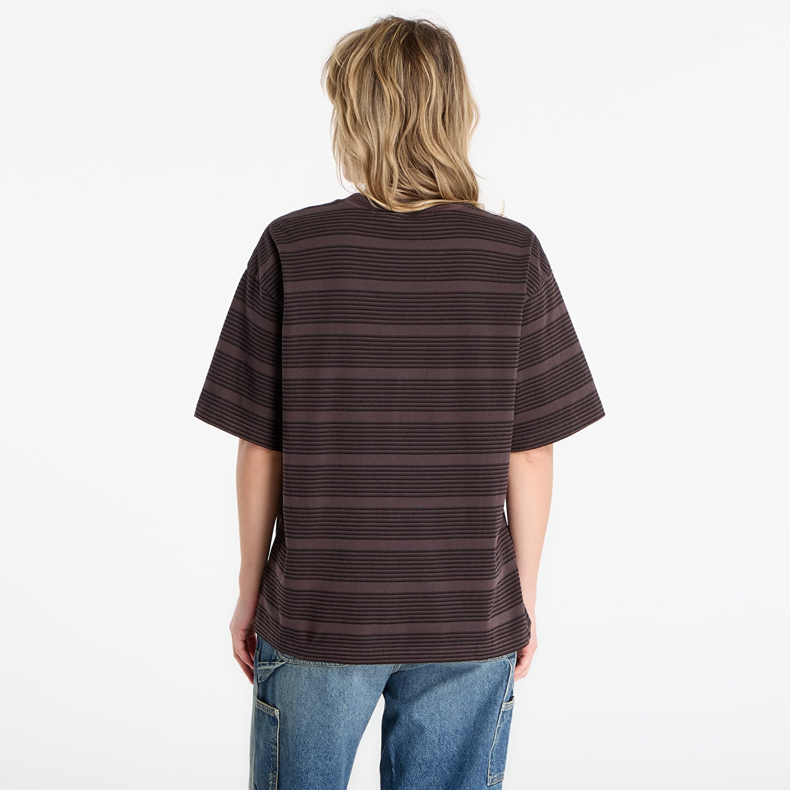 Ανδρικά μπλουζάκια Carhartt WIP S/S Hanson T-Shirt UNISEX Hanson Stripe/ Palisander