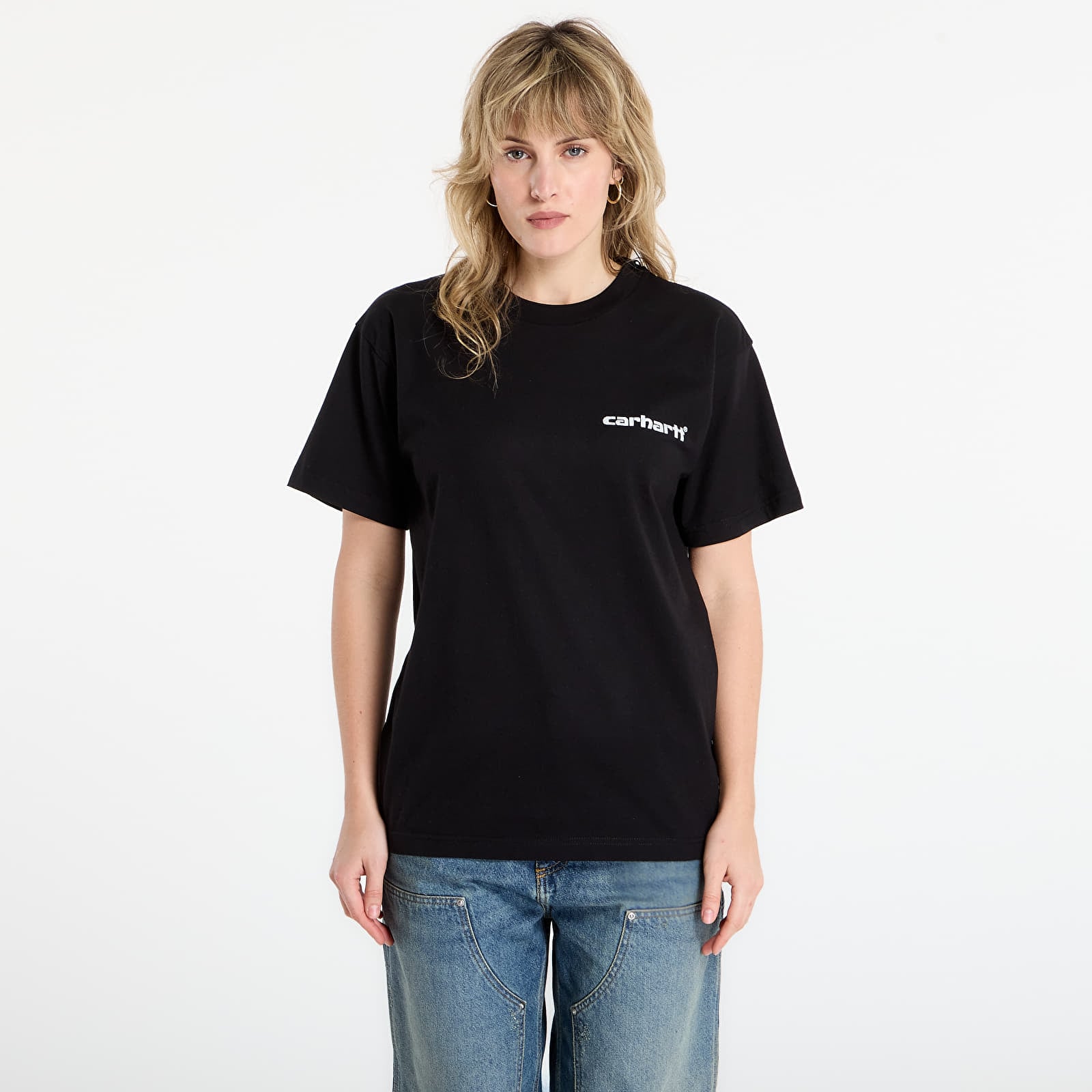 T-Shirts Carhartt WIP S/S Caps T-Shirt UNISEX Black