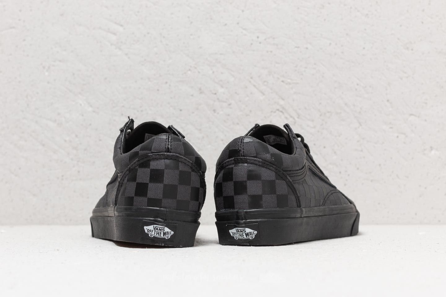 Férfi cipők Vans Old Skool (High Density) Black/ Checkerboard