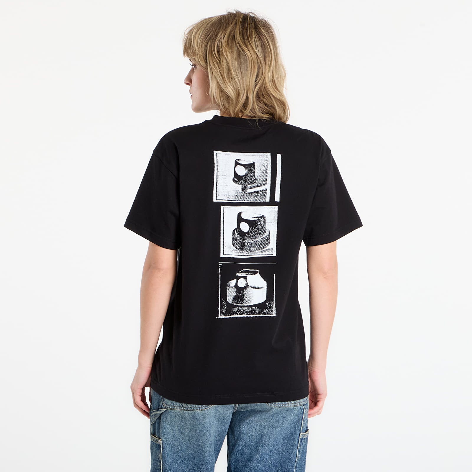 T-Shirts Carhartt WIP S/S Caps T-Shirt UNISEX Black