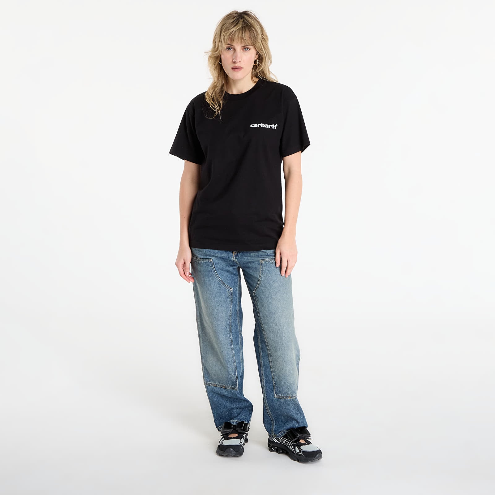 T-Shirts Carhartt WIP S/S Caps T-Shirt UNISEX Black