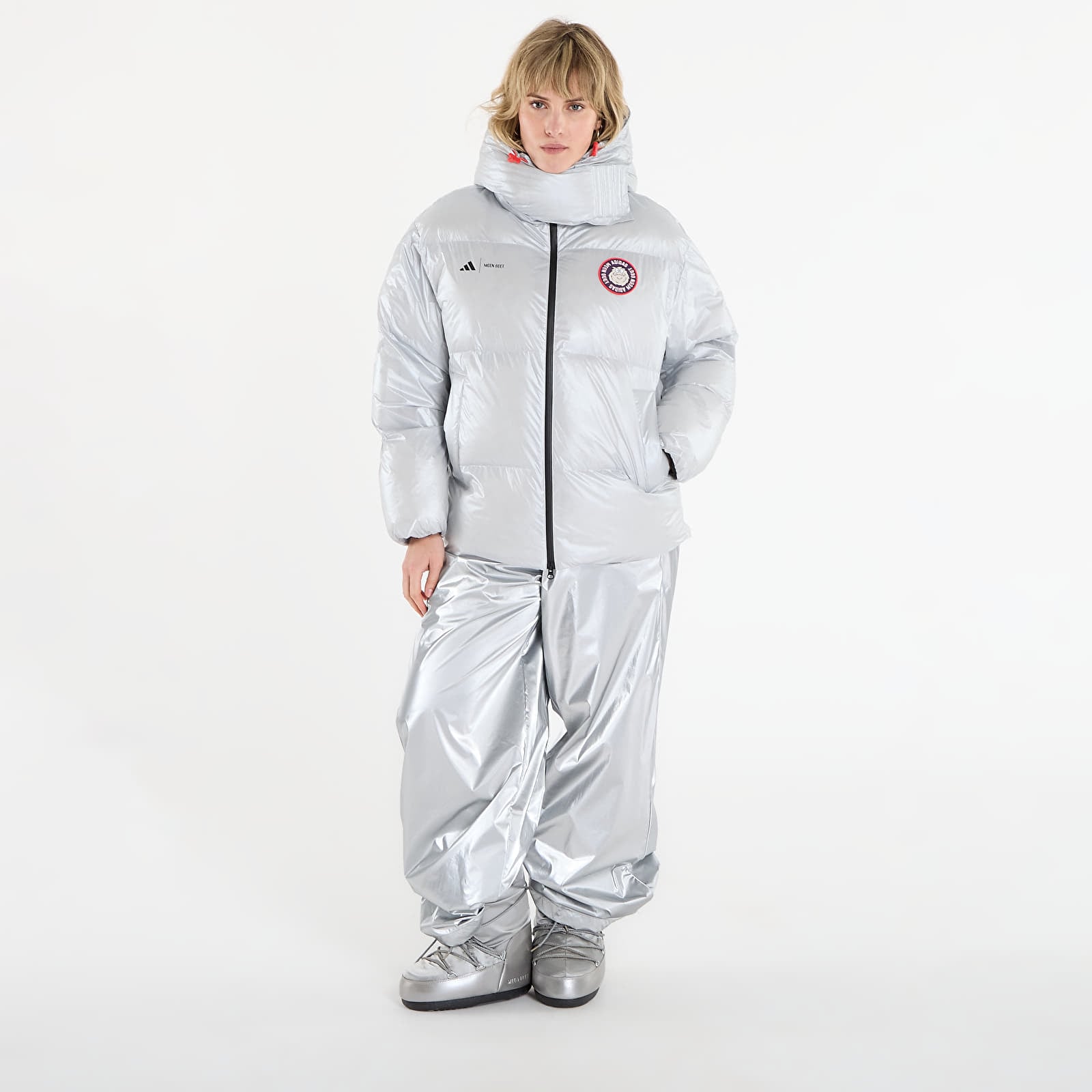 Jacken adidas x Moon Boot Puffer Jacket Metallic Silver
