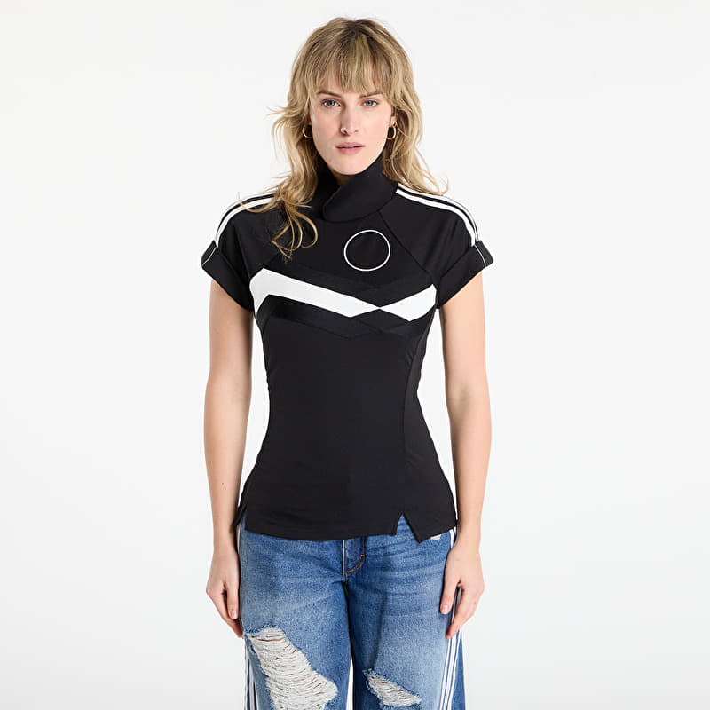 T-shirt adidas Reconstructed Top Black/ Off White