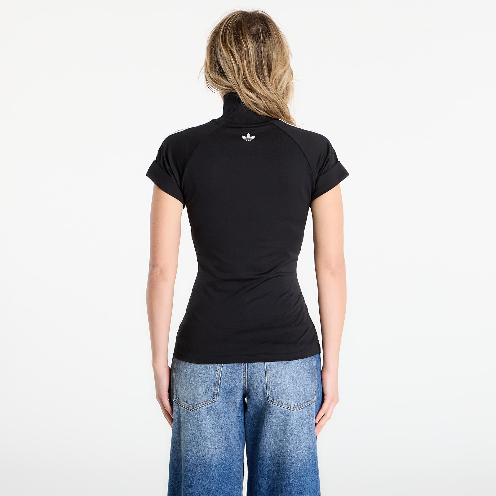 Majice T-shirt adidas Re-Con Top Black/ Off White