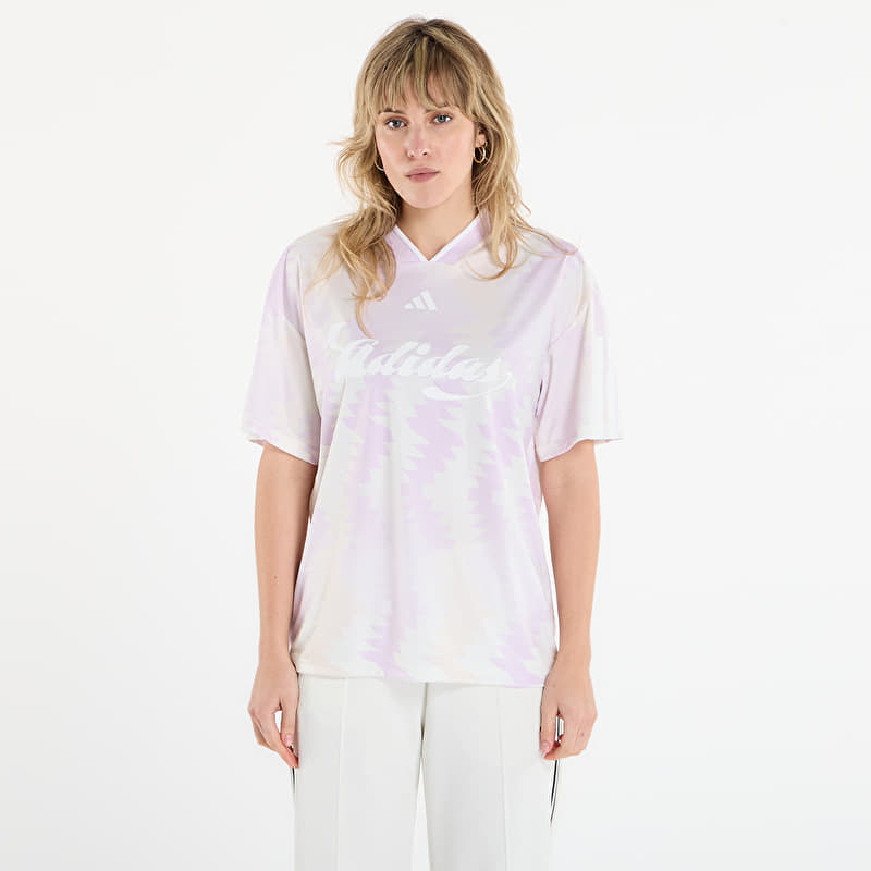 T-shirt adidas House Of Tiro X Common Goal Jersey T-Shirt Wonder White/ Off White/ Ice Lavender- Multicolor
