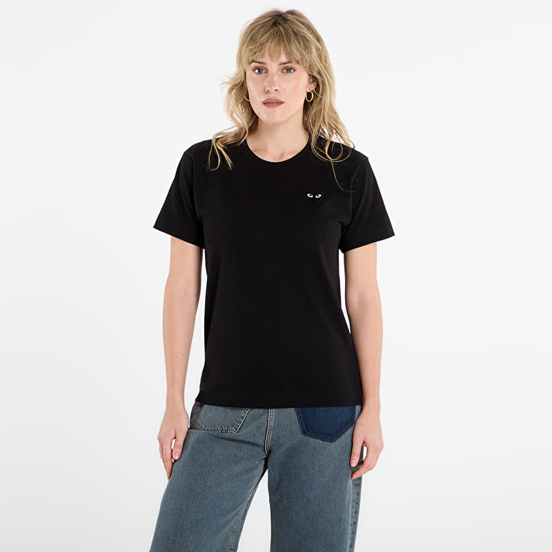 T-shirt Comme des Garçons PLAY T-Shirt Black Knit UNISEX Black