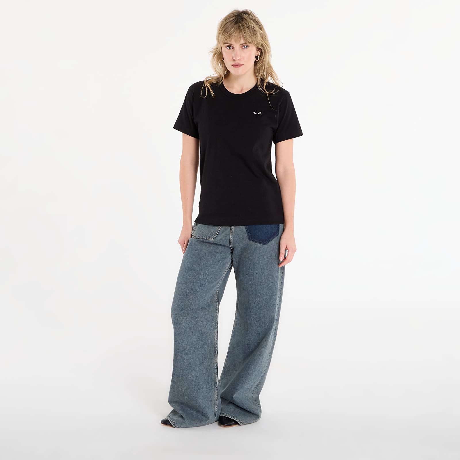 Majice i košulje Comme des Garçons PLAY T-Shirt Black Knit UNISEX Black