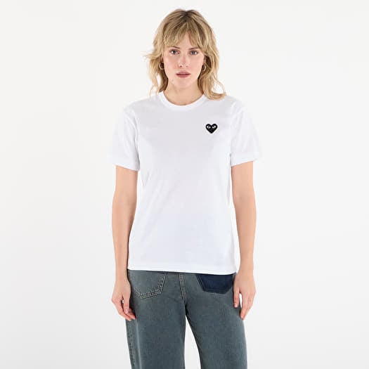 Majice Comme des Garçons PLAY T-Shirt Black Knit UNISEX White