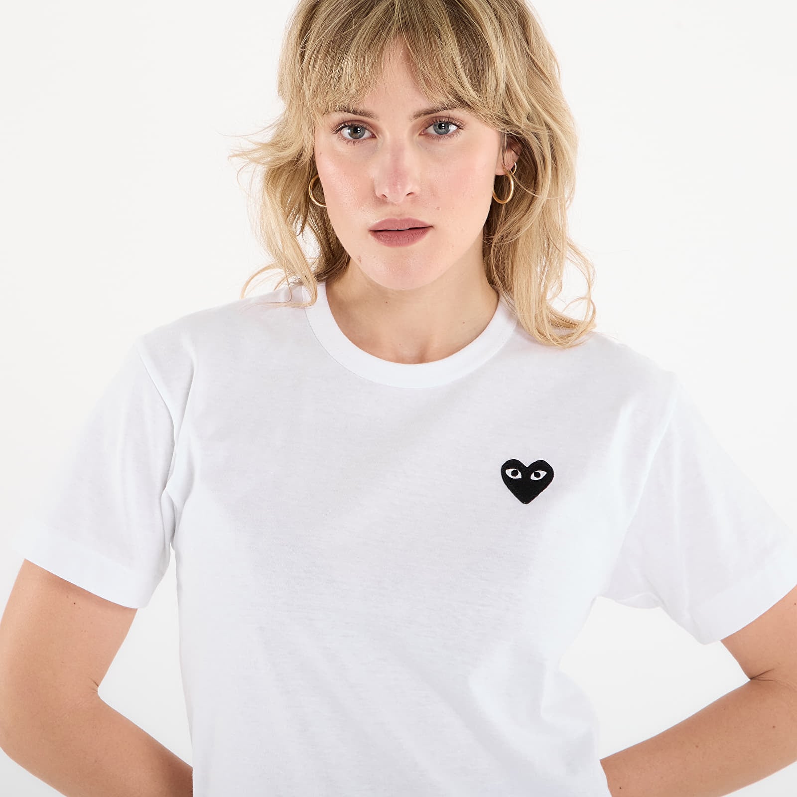 Majice i košulje Comme des Garçons PLAY T-Shirt Black Knit UNISEX White