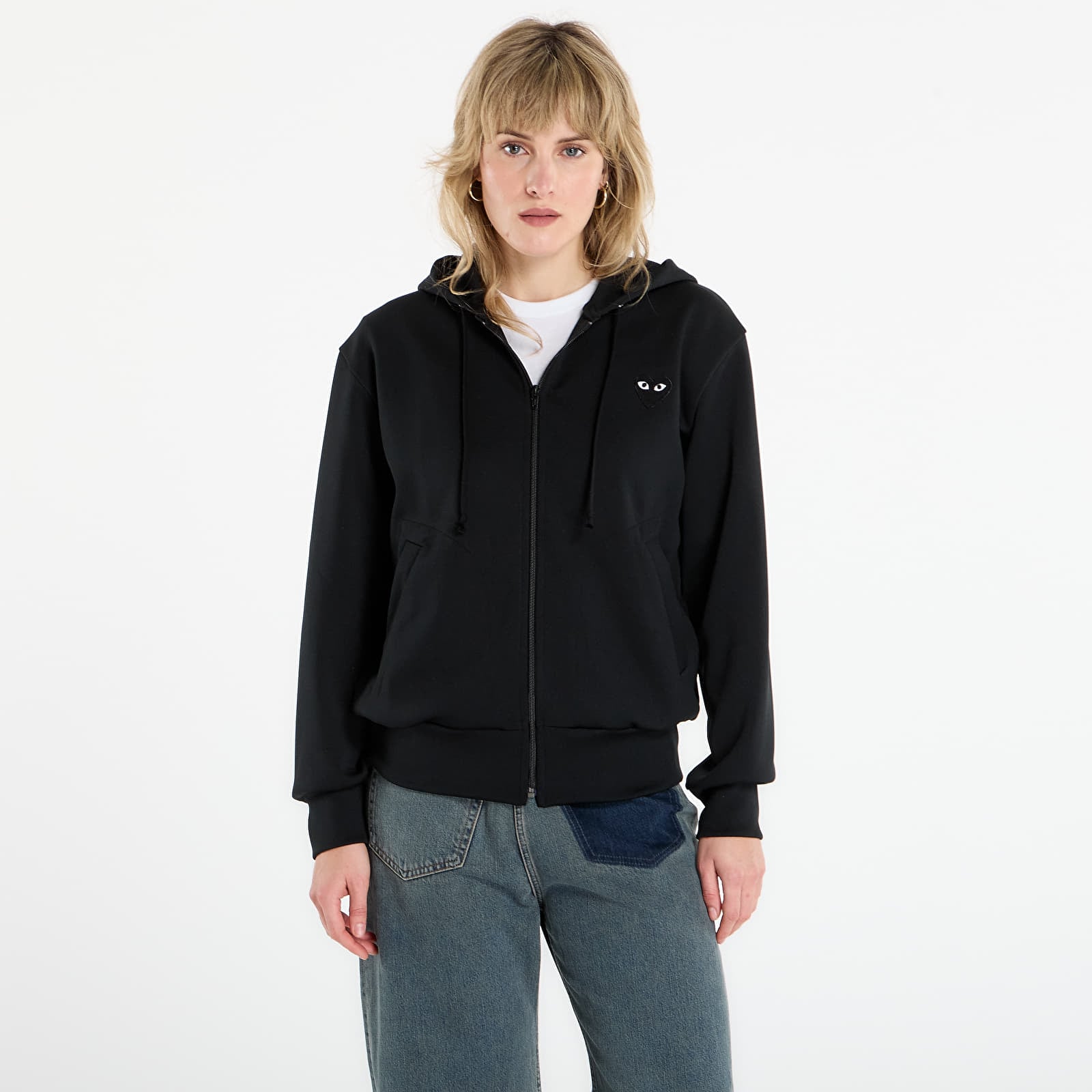 Φούτερ Comme des Garçons PLAY Sweatshirt Black Emblem Knit UNISEX Black