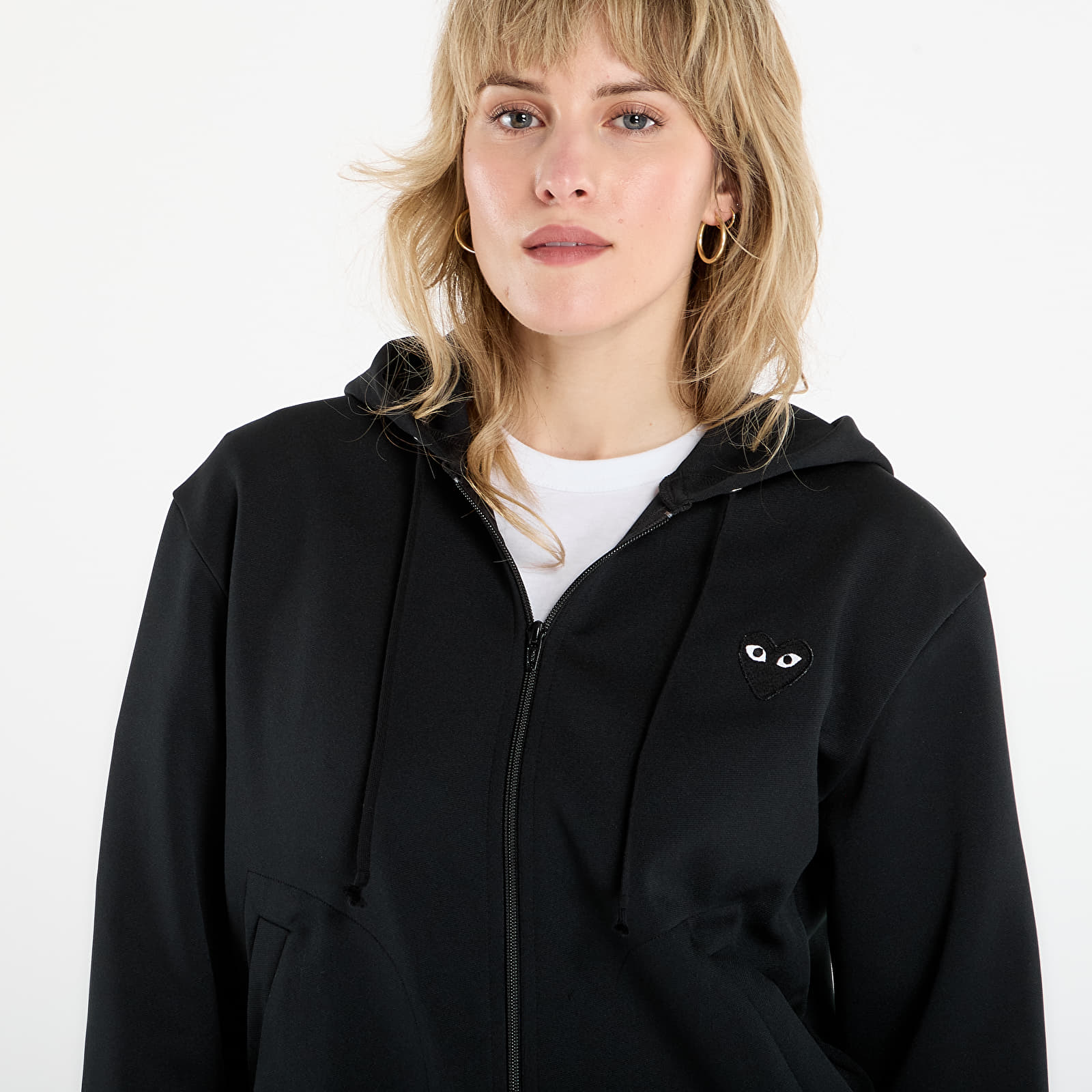 Φούτερ Comme des Garçons PLAY Sweatshirt Black Emblem Knit UNISEX Black