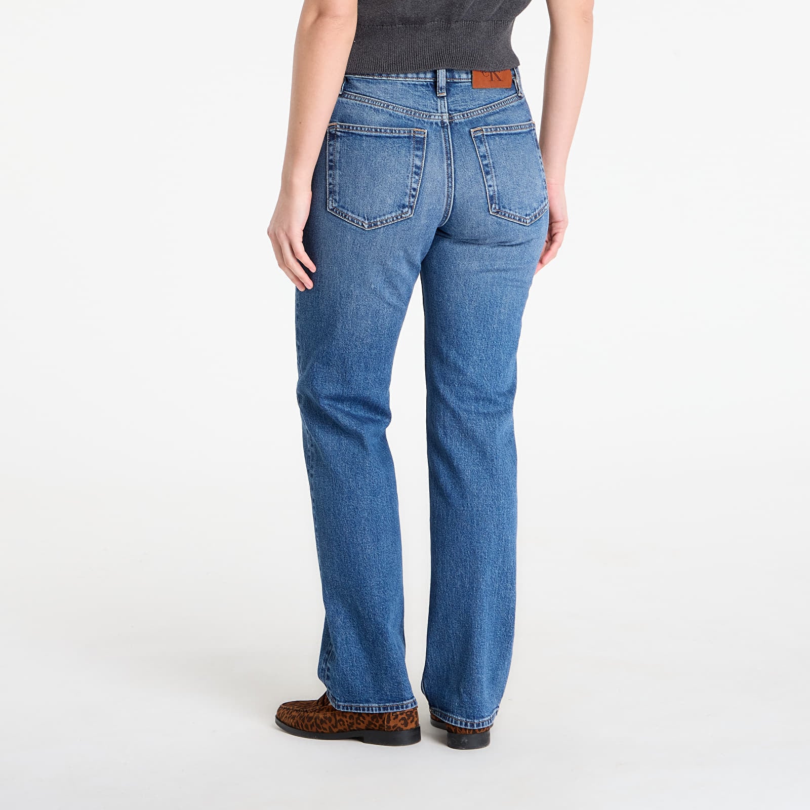 Jeans Calvin Klein Jeans High Rise Straight Jeans Blue