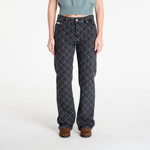 Jeansy Calvin Klein Jeans Signature 90S Straight Jeans Black