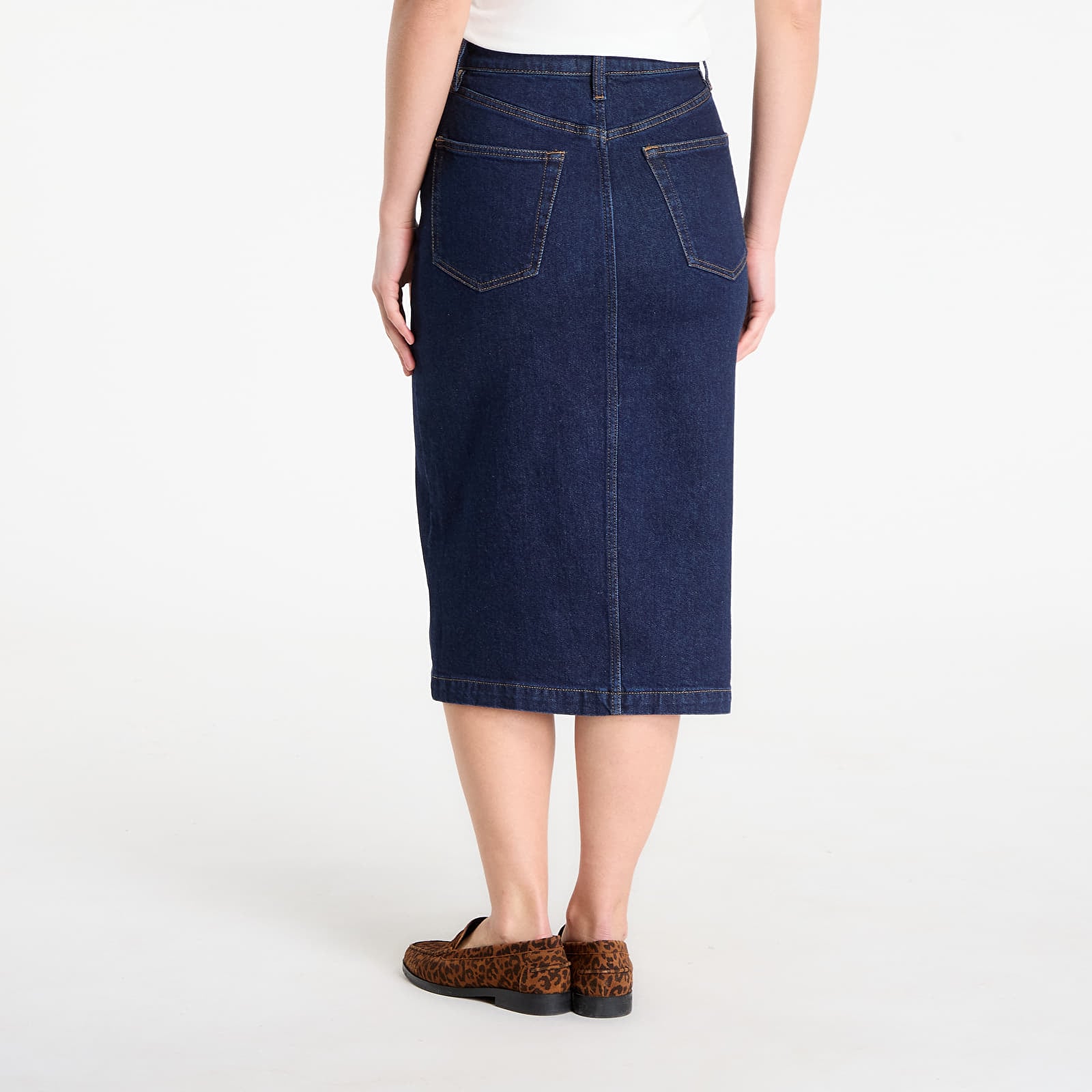Röcke Calvin Klein Jeans Denim Zip Front Skirt Blue