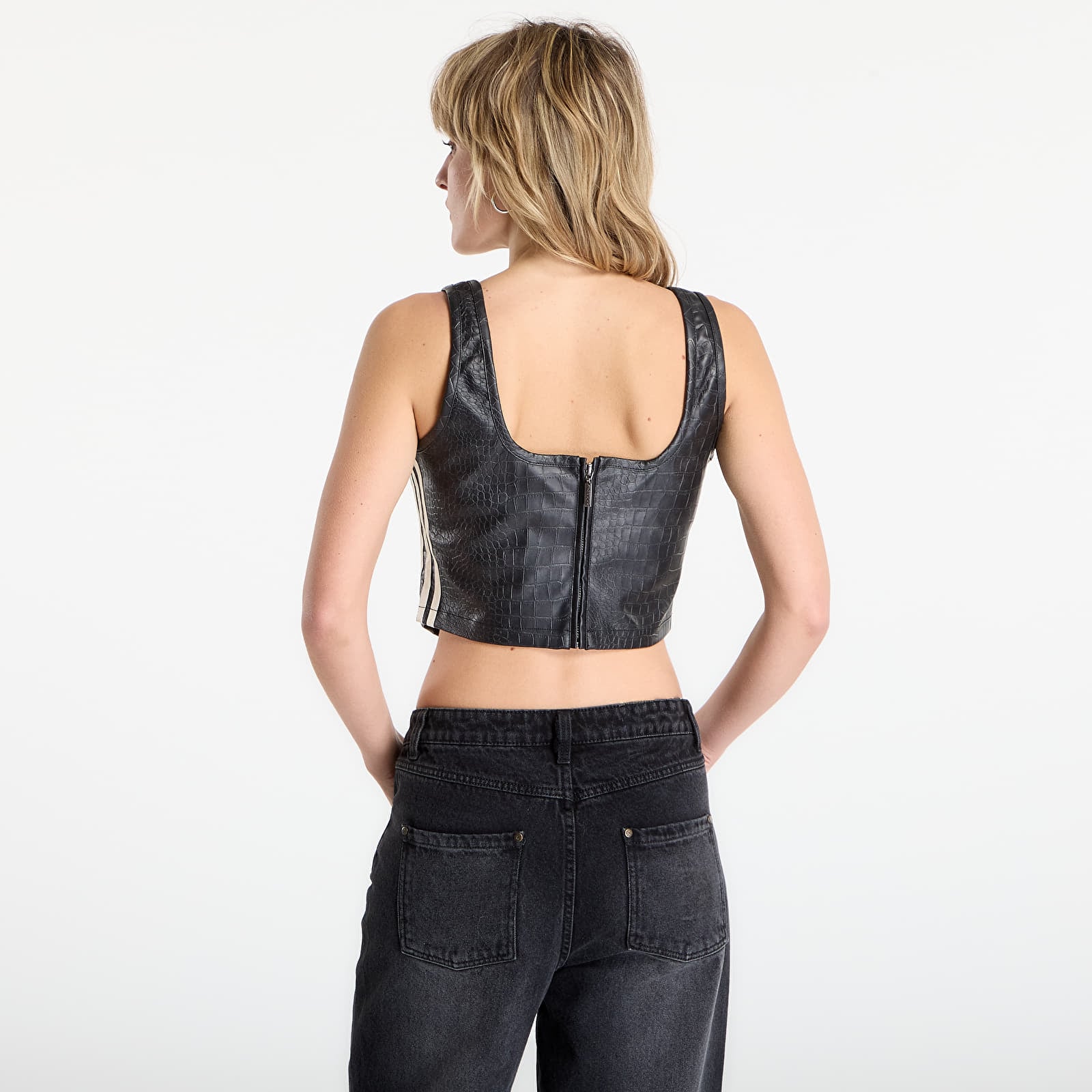 Tērpu topi adidas Pleather Corset Black