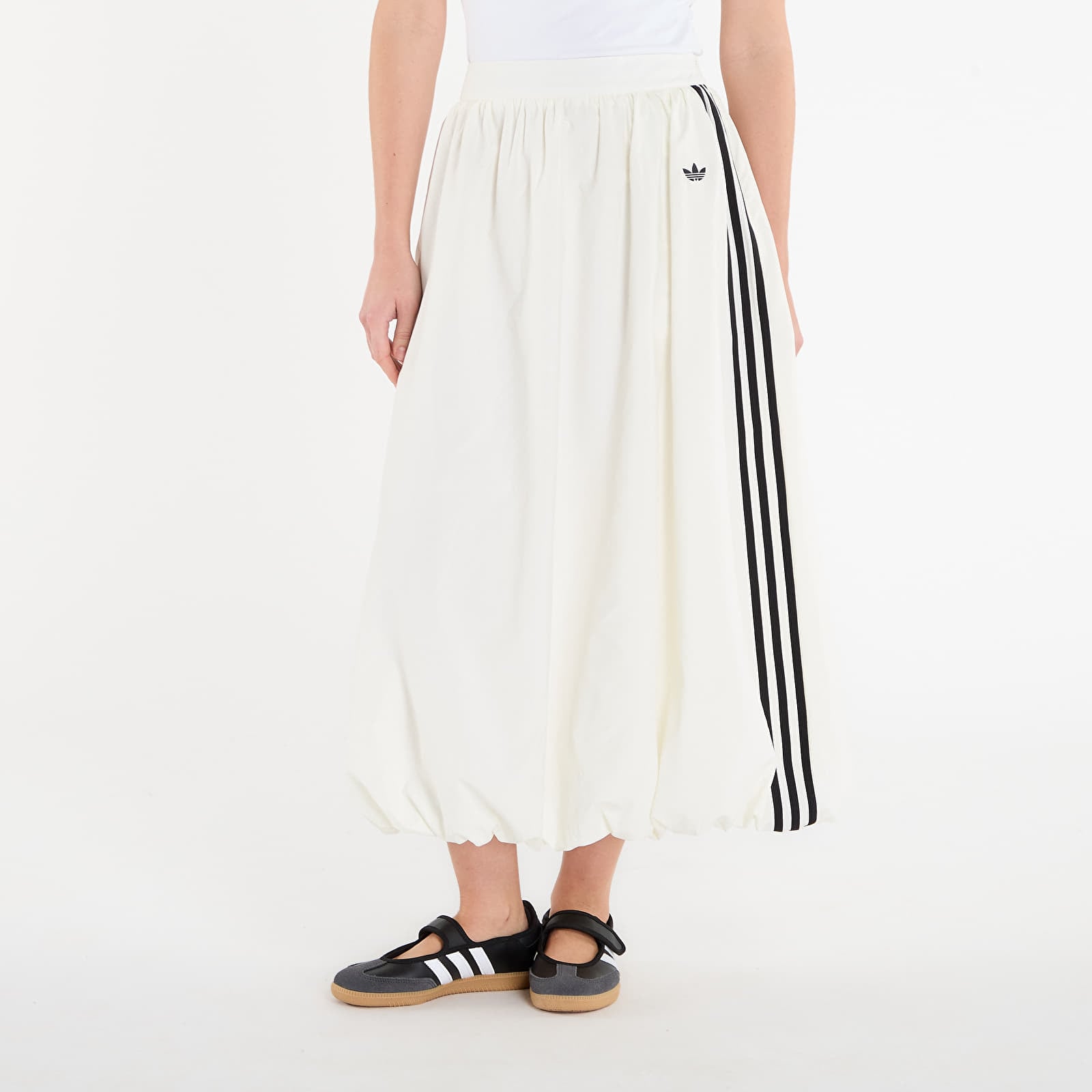 Fuste adidas Balloon L Skirt Off White