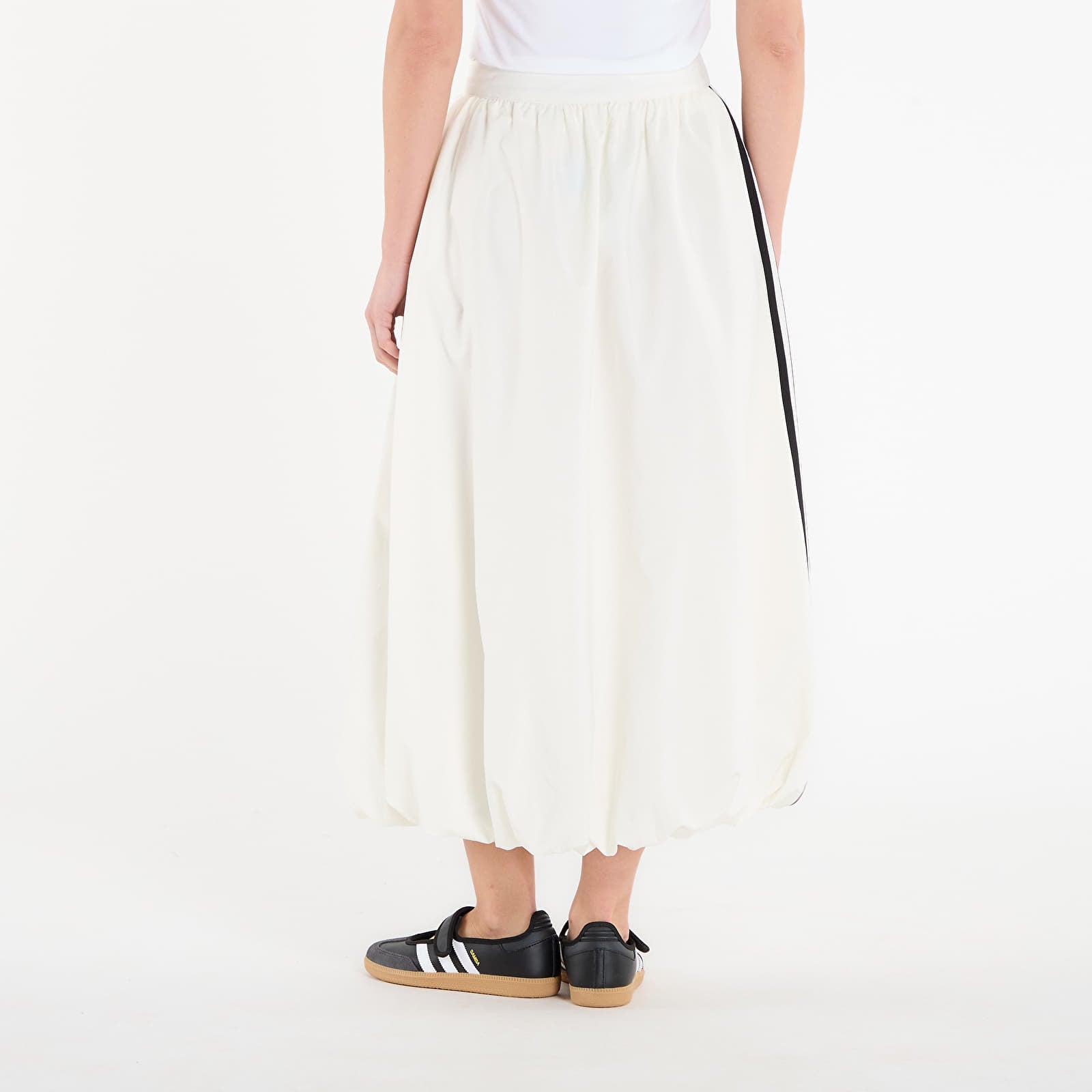 Fuste adidas Balloon L Skirt Off White