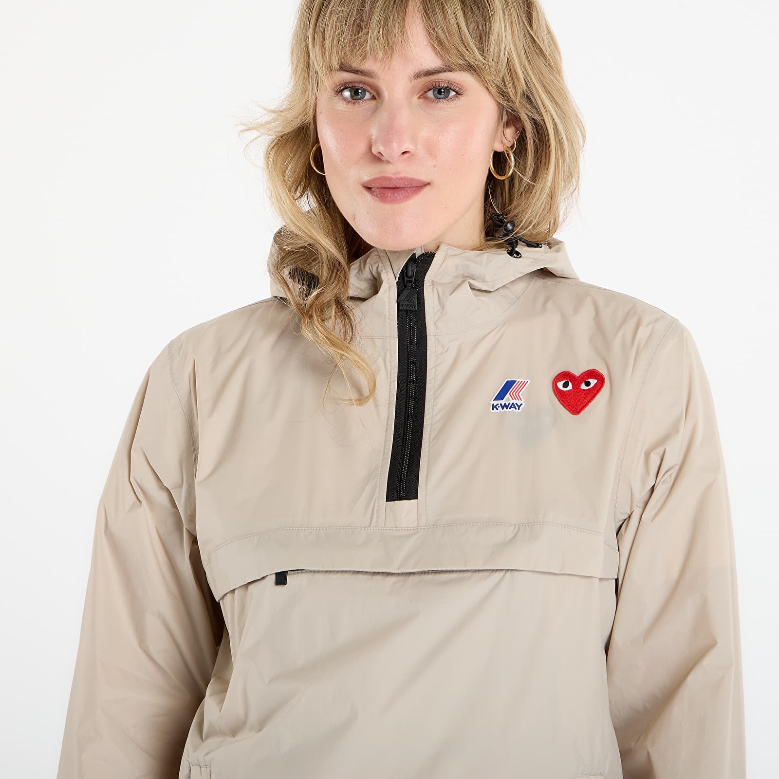 Bundy Comme des Garçons PLAY x K-Way Jacket UNISEX Beige