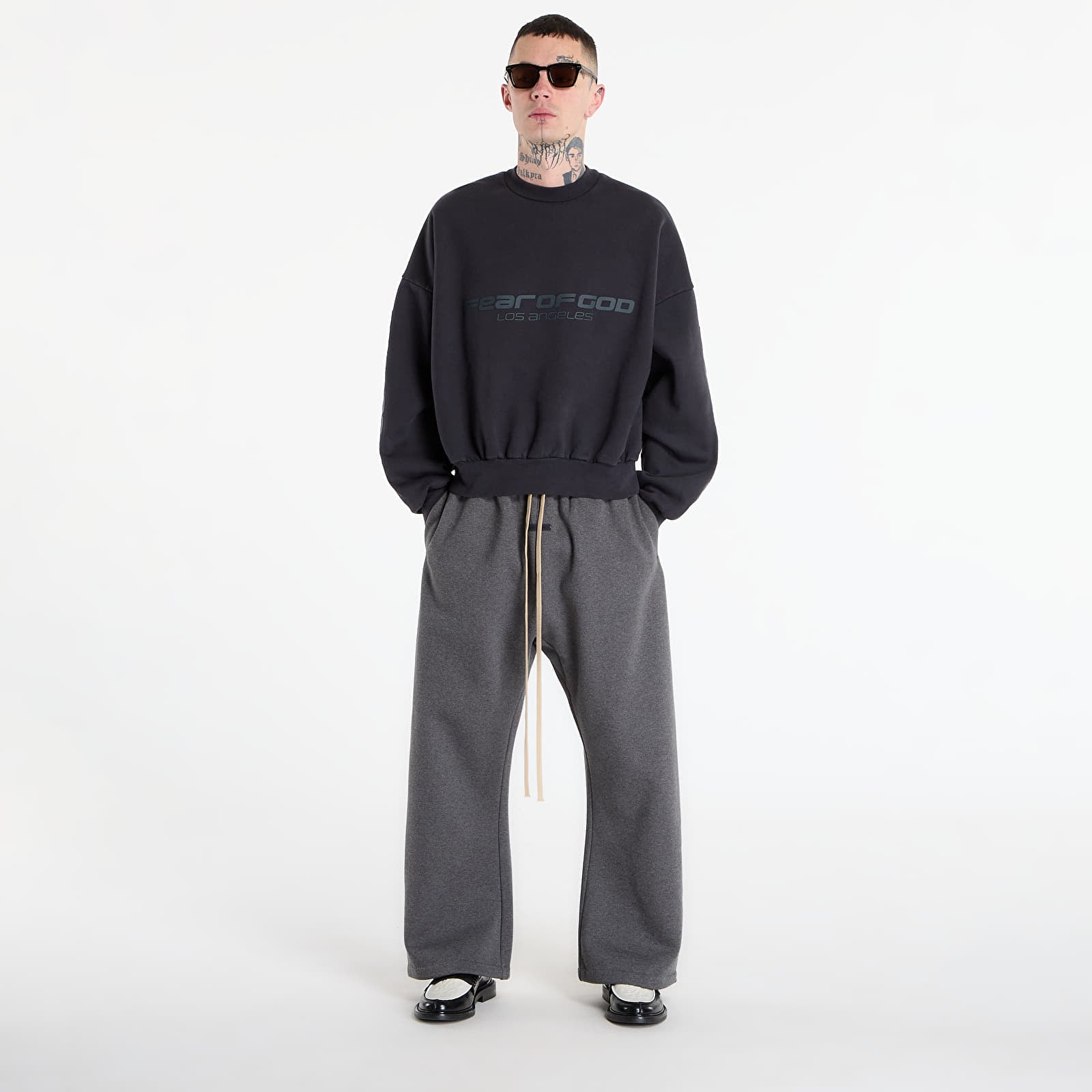 Jogger Pants Fear of God Essentials Flare Sweatpant Charcoal Heather