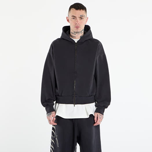 Sweatshirt Fear of God Essentials Classic Full Zip Hoodie Vintage Black