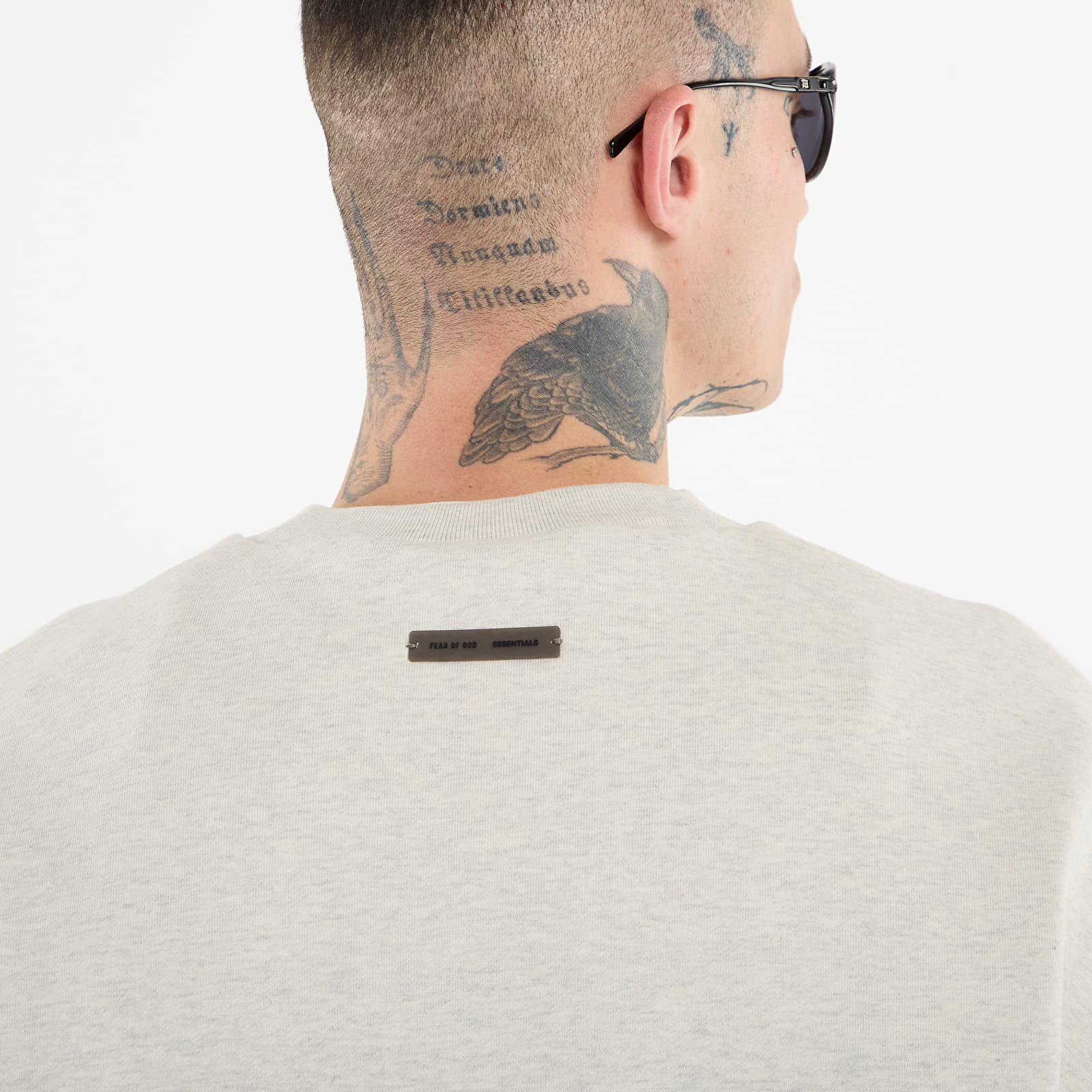 Hanorace Fear of God Essentials Classic Crewneck Sweatshirt Oatmeal Heather