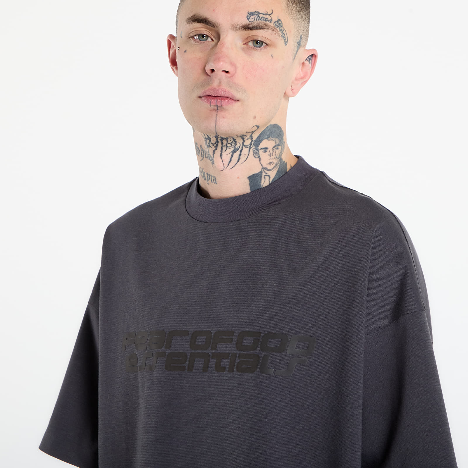 Tricouri Fear of God Essentials 90'S Short Sleeve Tee Iron Grey