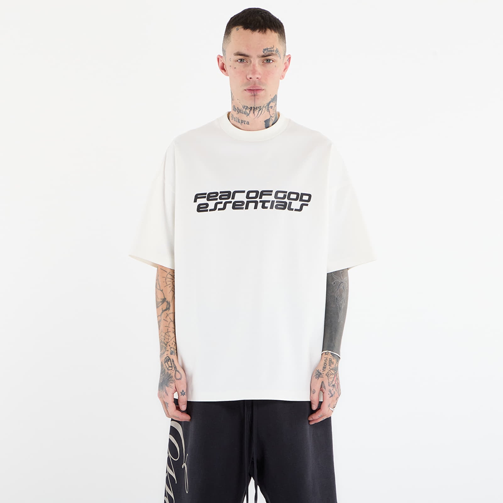 Tricou Fear of God Essentials 90S Short Sleeve Tee Ivory XL